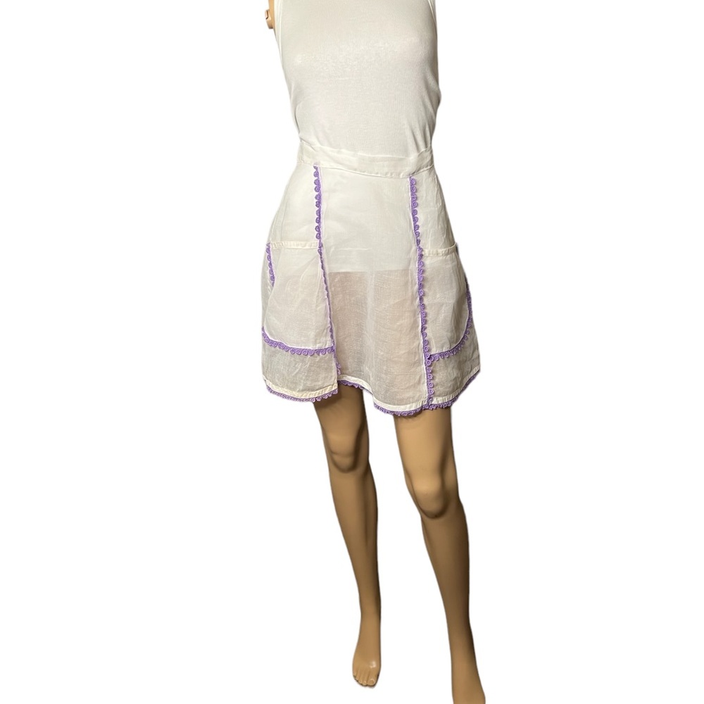 Vintage Organza Mid Century Apron